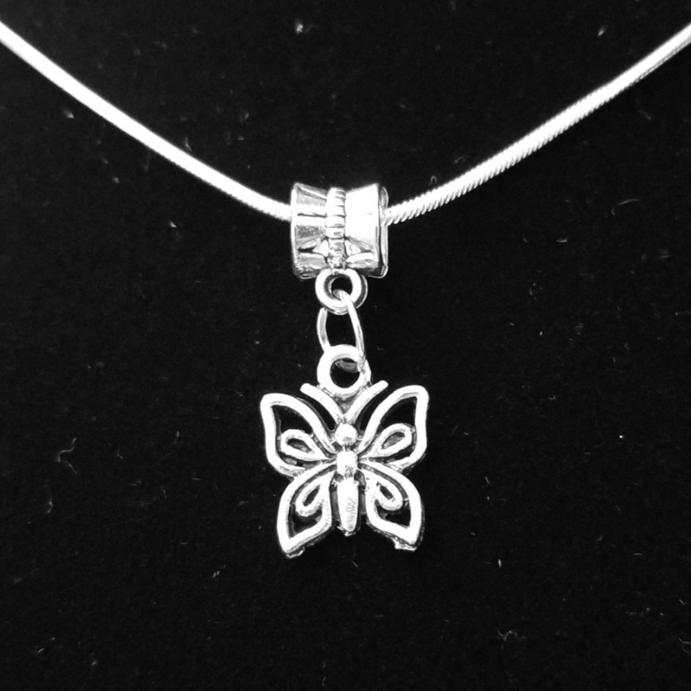 New Beginnings Butterfly .925 Sterling Silver Chai